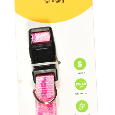 Gambar Paws N Tail 25-40 cm Kalung Anjing Army Small 15Mm - Pink