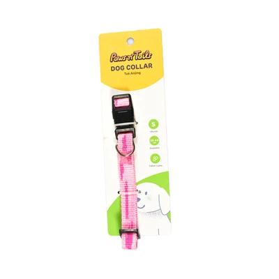 Gambar Paws N Tail 25-40 cm Kalung Anjing Army Small 15Mm - Pink