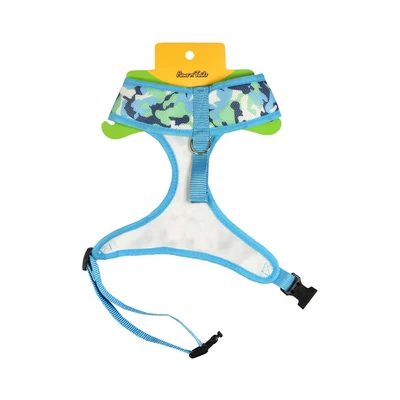 Gambar Paws N Tail Ukuran M Harness Anjing Rainbow Army - Biru
