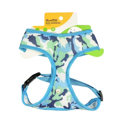 Gambar Paws N Tail Ukuran L Harness Anjing Rainbow Army - Biru