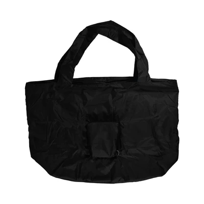 Gambar Passport Totebag Nylon Ribstop Dengan Kantung Ukuran M - Hitam