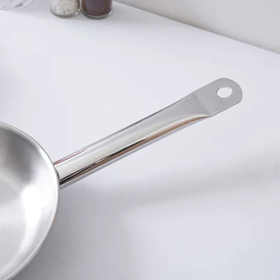 Gambar Culinart Wajan Penggorengan Stainless Steel 20 cm- Silver