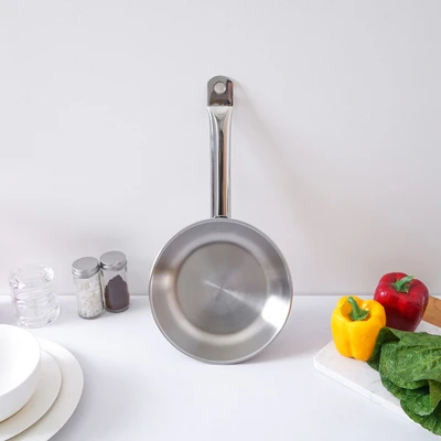 Gambar Culinart Wajan Penggorengan Stainless Steel 26 cm - Silver