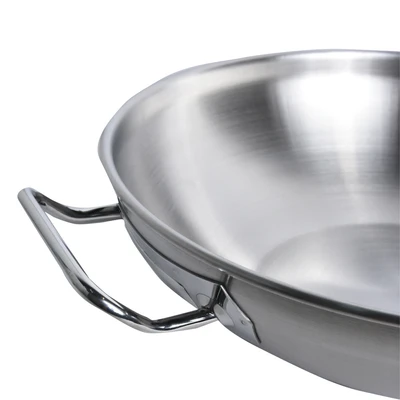 Gambar Culinart Wajan Penggorengan Stainless Steel 32 cm - Silver