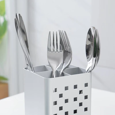 Gambar Stora Tempat Alat Makan Aluminium - Silver