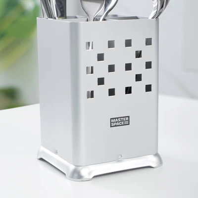 Gambar Stora Tempat Alat Makan Aluminium - Silver