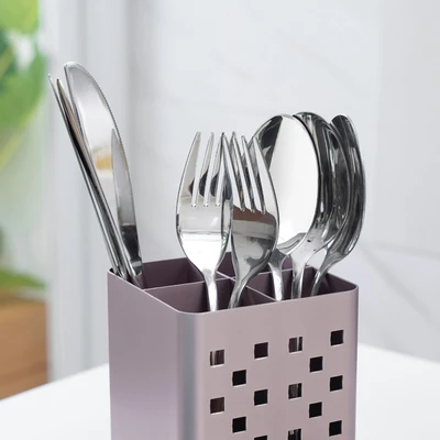 Gambar Stora Tempat Alat Makan Aluminium - Pink