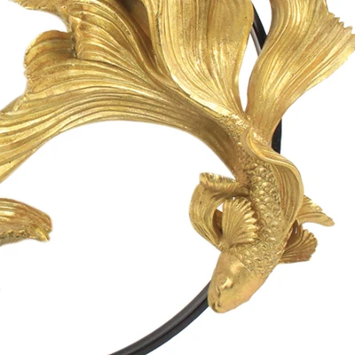 Gambar Informa Patung Miniatur Ikan Koi Lucky 58 cm - Gold