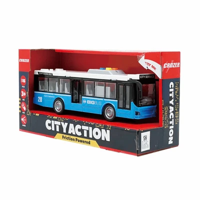 Gambar Cruzer 1:16 City Action Friction Public Bus Series3