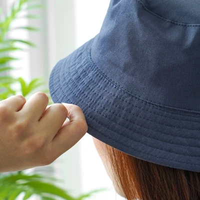 Gambar Ataru Topi Bucket Reversible - Hijau Mint/Biru