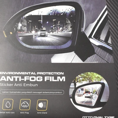 Gambar Otto Klasse Stiker Anti Embun Kaca Spion Oval 135X95 mm