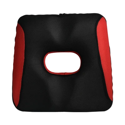 Gambar Otto Klasse Bantal Duduk Mobil Foam- Hitam/Merah