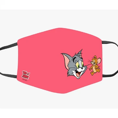 Gambar Kiddy Star Masker Kain Anak Tom & Jerry Wb03 - Pink