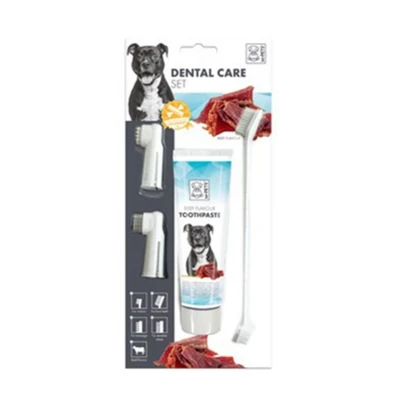 Gambar M-Pets Set Dental Care Anjing Rasa Daging Sapi