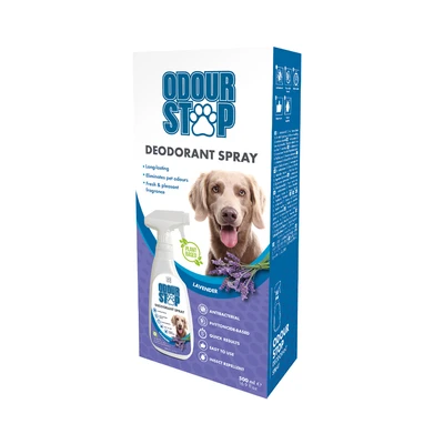 Gambar M-Pets Lavender Odourstop Deodorant Spray Anjing 500 ml