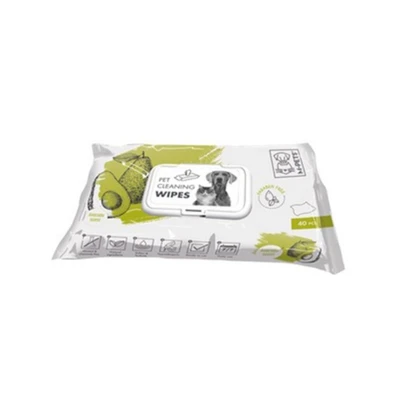 Gambar M-Pets Tisu Basah Pembersih Hewan Peliharaan Aroma Alpukat 15x20 cm
