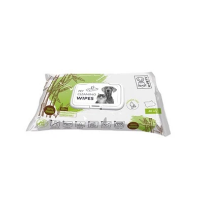 Gambar M-Pets Tisu Basah Pembersih Anjing & Kucing Bambu 15x20 cm - Hijau