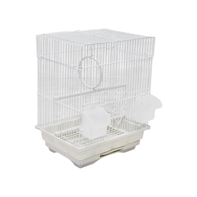 Gambar Cavea Capucca Kandang Burung Flat 30x22x38 cm - Putih