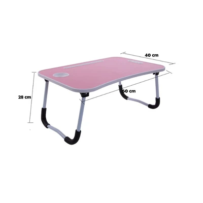 Gambar Kiddy Star Meja Lipat Anak - Pink