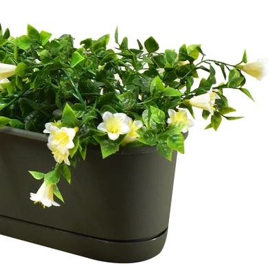 Gambar Clover Pot Bunga Slim - Hijau Tua