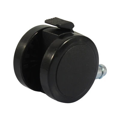 Gambar Krisbow Roda Furnitur Dengan Rem 5 cm - Hitam
