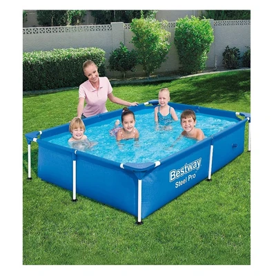 Gambar Bestway Steel Pro Rectangular Pool Kolam Renang 56401
