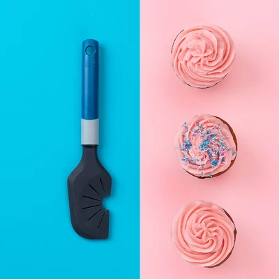Gambar Tasty Pengaduk Adonan 2 In1 24.5 cm - Biru / Abu-Abu