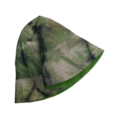 Gambar Pendopo Set Topi Bucket Dengan Masker Shibori 25x20 cm - Hijau