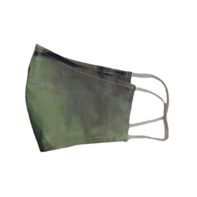 Gambar Pendopo Set Topi Bucket Dengan Masker Shibori 25x20 cm - Hijau