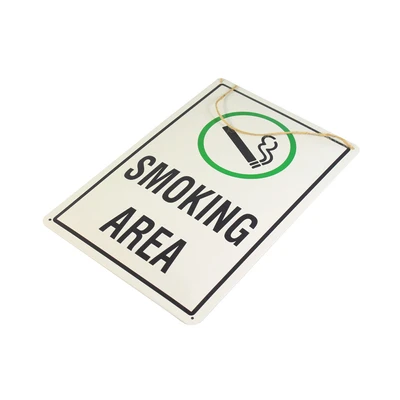 Gambar Krisbow Sign Label Smoking Area 30x20 cm