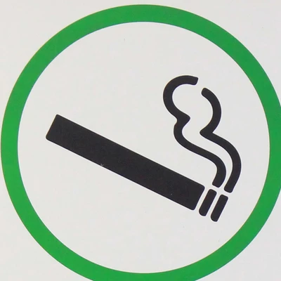 Gambar Krisbow Sign Label Smoking Area 30x20 cm