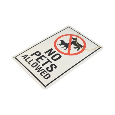 Gambar Krisbow Sign Label No Pets Allowed 30x20 cm