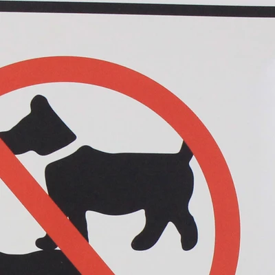 Gambar Krisbow Sign Label No Pets Allowed 30x20 cm