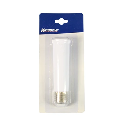 Gambar Krisbow Soket Lampu Long Extension E27 12.5 cm - Putih