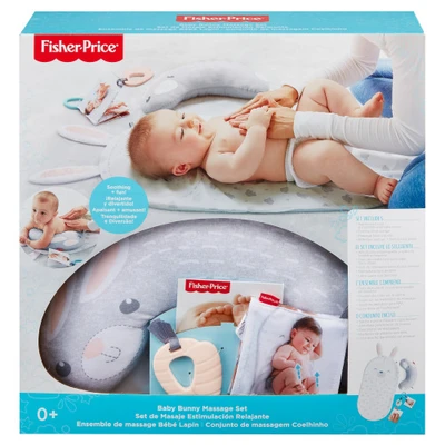 Gambar Fisher Price Set Alas Tidur Bayi Baby Bunny Massage Gjd32