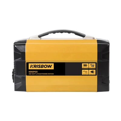 Gambar Krisbow Baterai Portabel 300W Krsp03 - Kuning/Hitam
