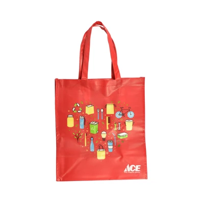 Gambar Ace Tas Belanja Plastik M - Merah