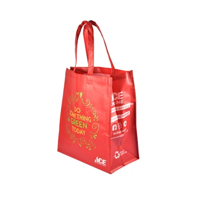 Gambar Ace Tas Belanja Plastik M - Merah