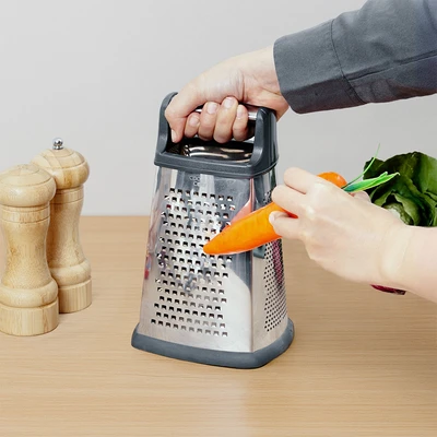 Gambar Cooking Color Prun Parutan 4 Sisi 13.9 cm - Abu-Abu
