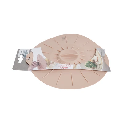 Gambar Cooking Color Prun Tutup Panci Silikon 20 cm - Cokelat