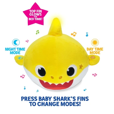 Gambar Wowwee Boneka Plush Baby Shark Sing & Snuggle - Kuning