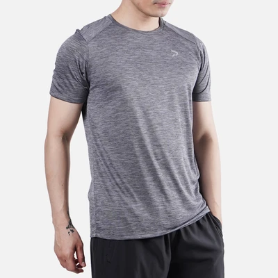 Gambar Alph Ukuran S Melange T-shirt Pria - Charcoal