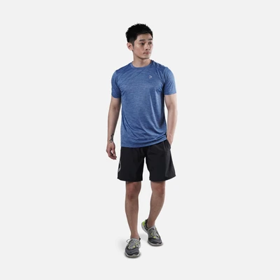 Gambar Alph Ukuran M T-shirt Pria Melange - Biru