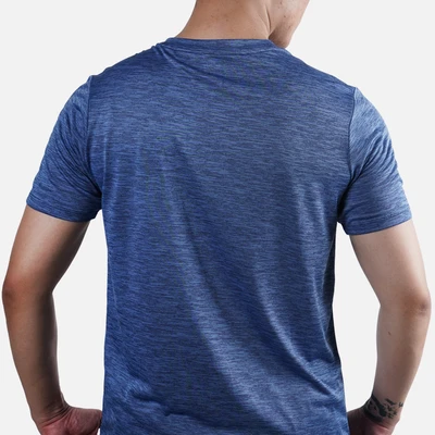 Gambar Alph Ukuran M T-shirt Pria Melange - Biru