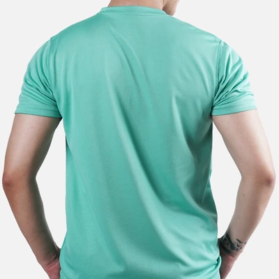 Gambar Alph T-shirt Pria Dry Fit Polos Ukuran S - Tosca