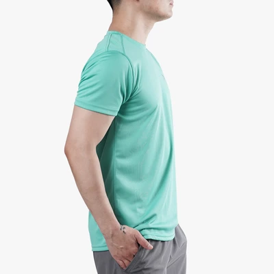 Gambar Alph T-shirt Pria Dry Fit Polos Ukuran S - Tosca