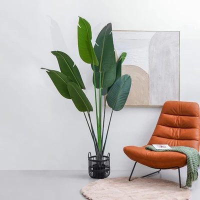 Gambar Informa Tanaman Artifisial Strelitzia Dengan Pot 130x130x200 cm - Hijau