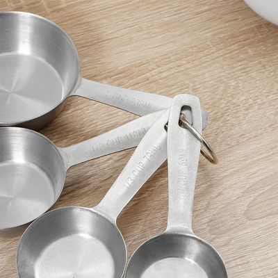 Gambar Cooking Color Prun Sendok Takar Stainless 4 In 1