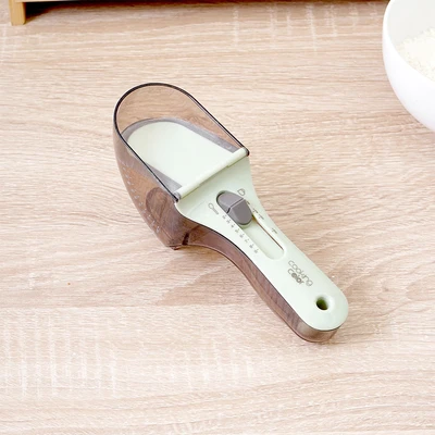 Gambar Cooking Color Prun Sendok Takar Adjustable - Hijau Mint