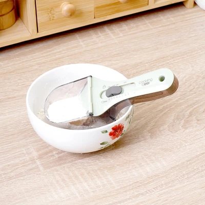 Gambar Cooking Color Prun Sendok Takar Adjustable - Hijau Mint